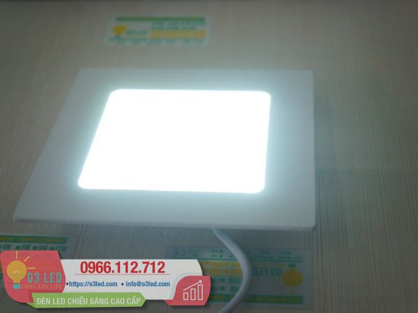 Đèn LED âm trần 6W siêu mỏng, vuông - O3PN6TV