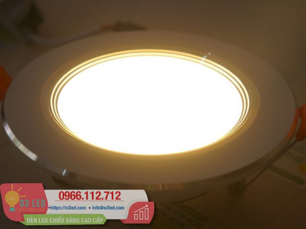 Giá và cách lắp đặt Đèn LED âm trần 7W tròn, nhôm, 3 chế độ