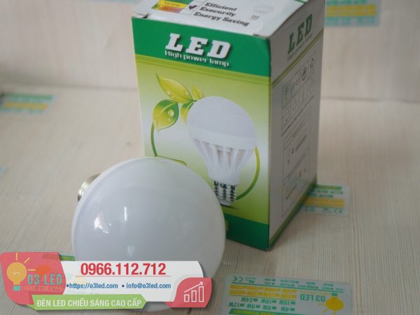 Den LED Bulb 9W Nhua(3)