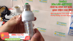 Giá Đèn LED chữ U 9W và cách lắp đặt