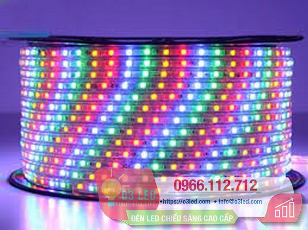 Đèn LED dây 5050 cuộn 100m - 60led/m đổi 7 màu