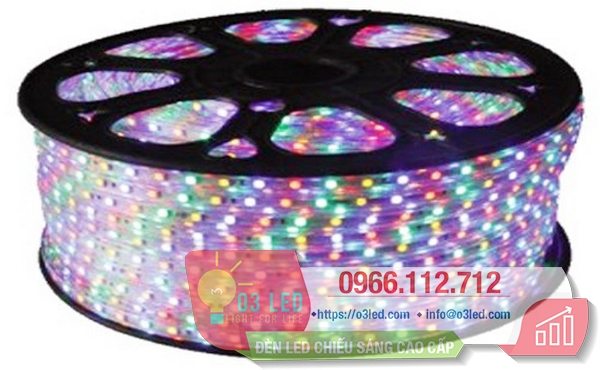 Đèn LED dây đổi màu 5050 cuộn 100m - 60led/m đổi 7 màu