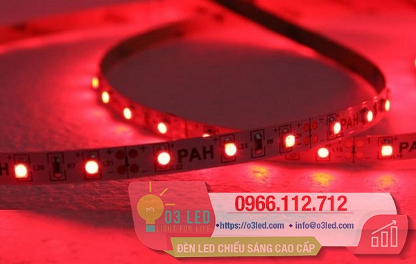 Đèn LED dây 5050 cuộn 100m - 60led/m màu đỏ